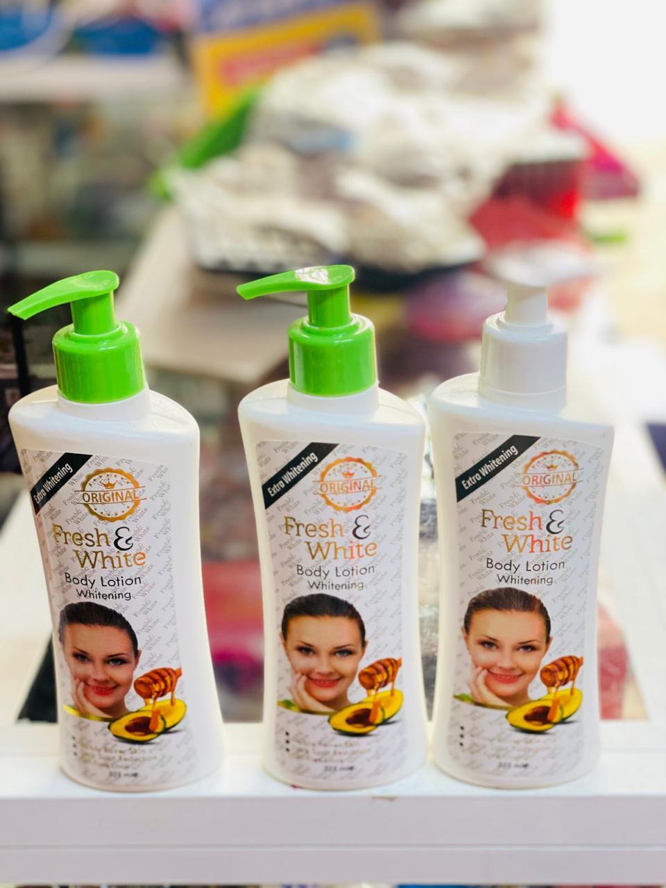 Fresh and white body lotion 