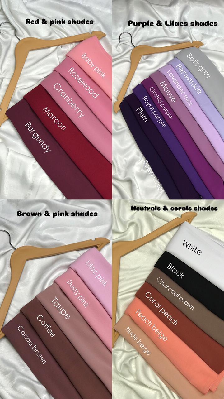 Chiffon hijabs