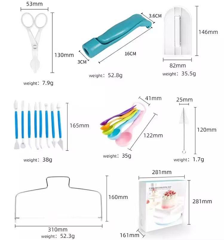 Cake Decaration Tool set