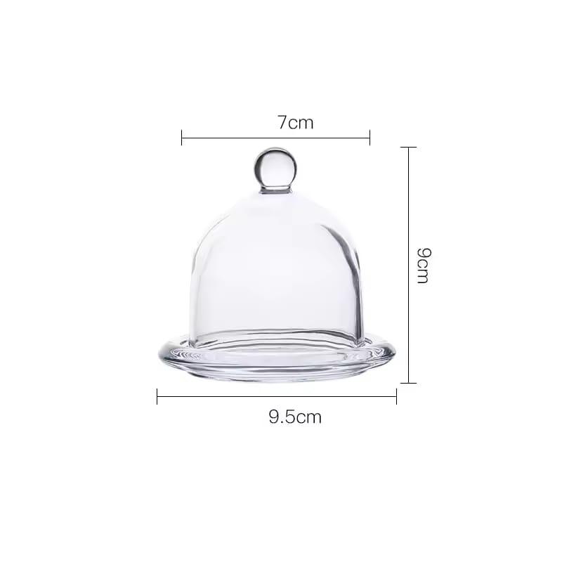 Dessert & Mini cake bowl with Bell lid  