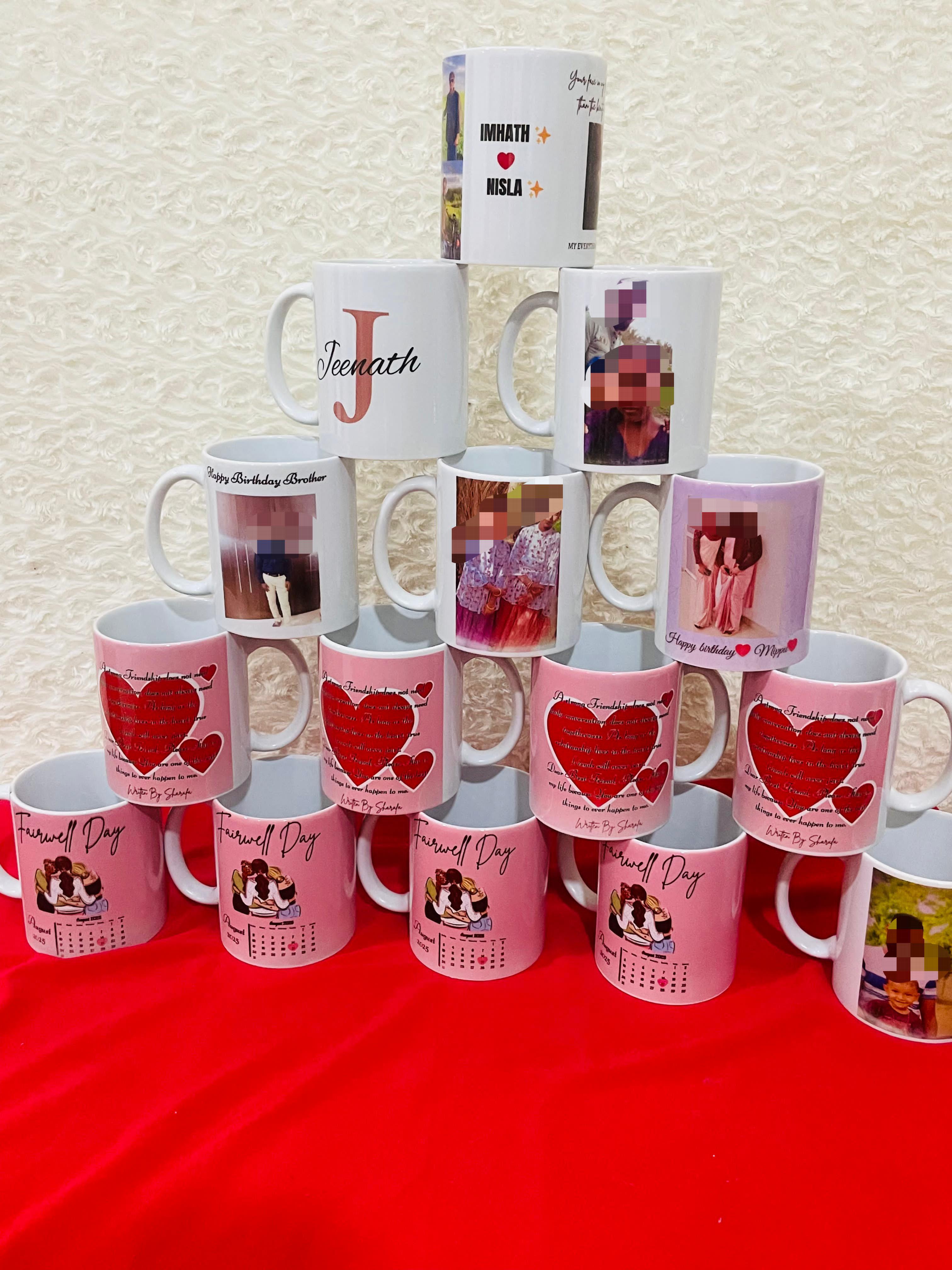 Customized mugs  🍻 ⚡