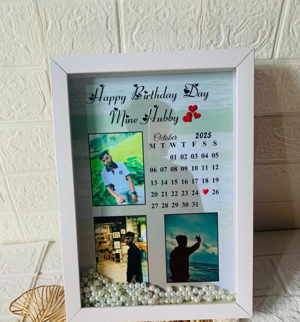 **Customized Glass Box Frames😍❣️*