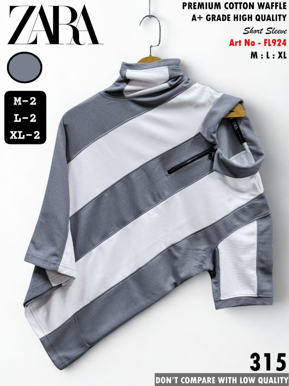 *_PREMIUM MEN'S ZIPPER COLLERD T-SHIRT_*