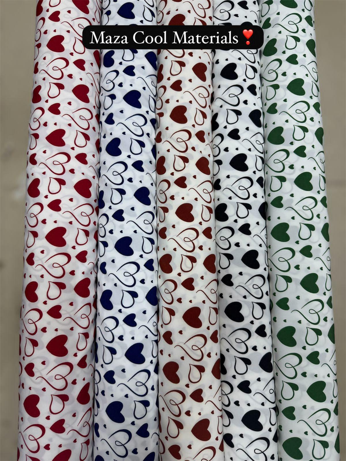 (MNR) 🔥New Arrival🔥  💙 Maza Cool Materials❣️ 💙