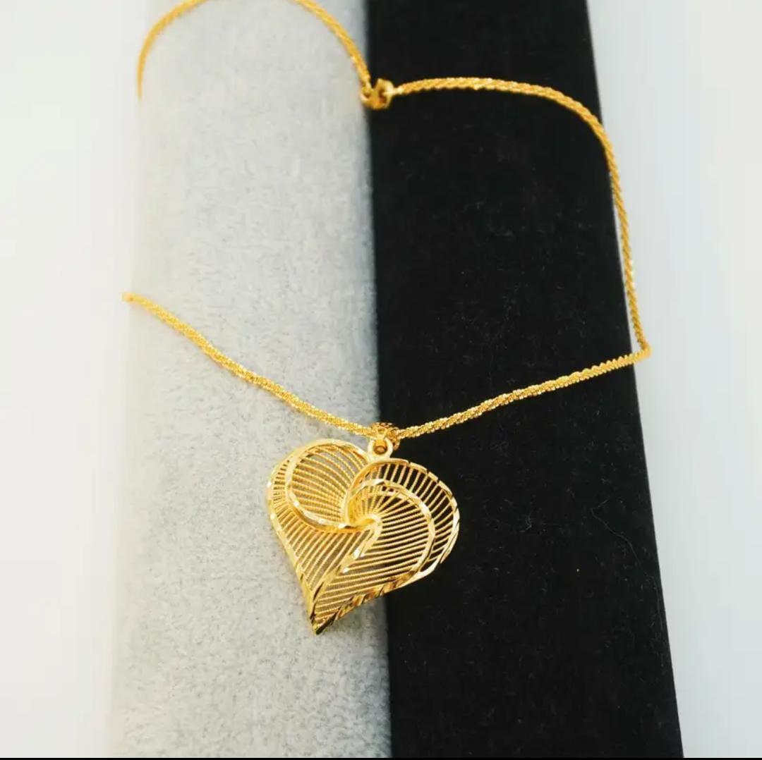 Gold Heart Chain