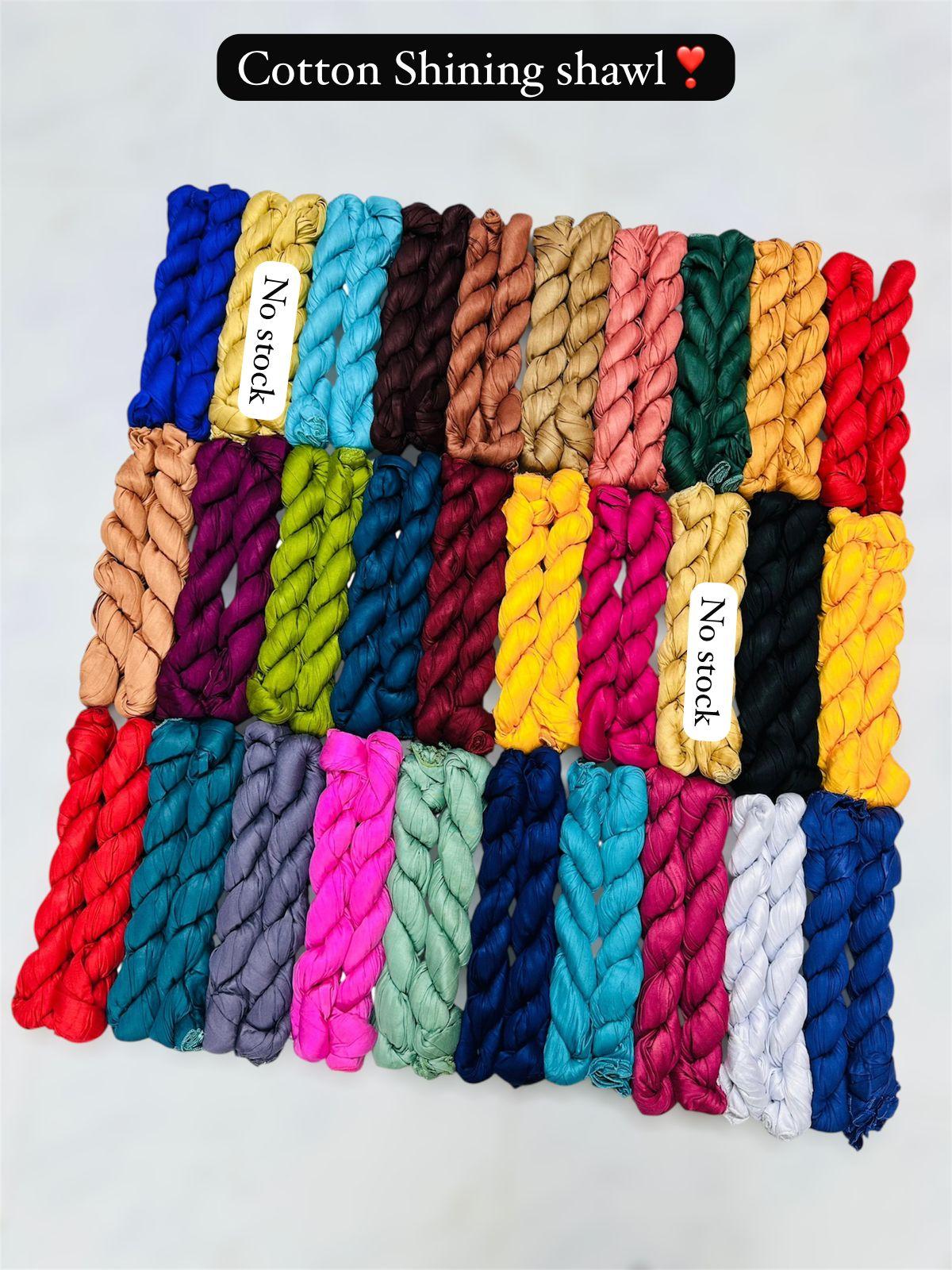 Cotton shining showl