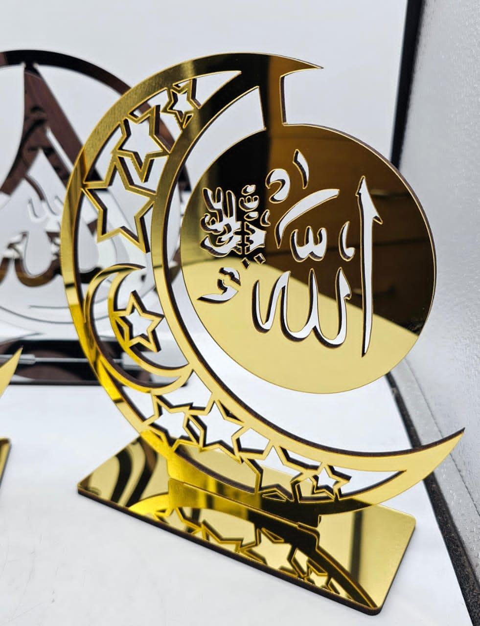 Acrylic Ornament  Decorations for Home Islamic Muslim Party Supplies Gifts  