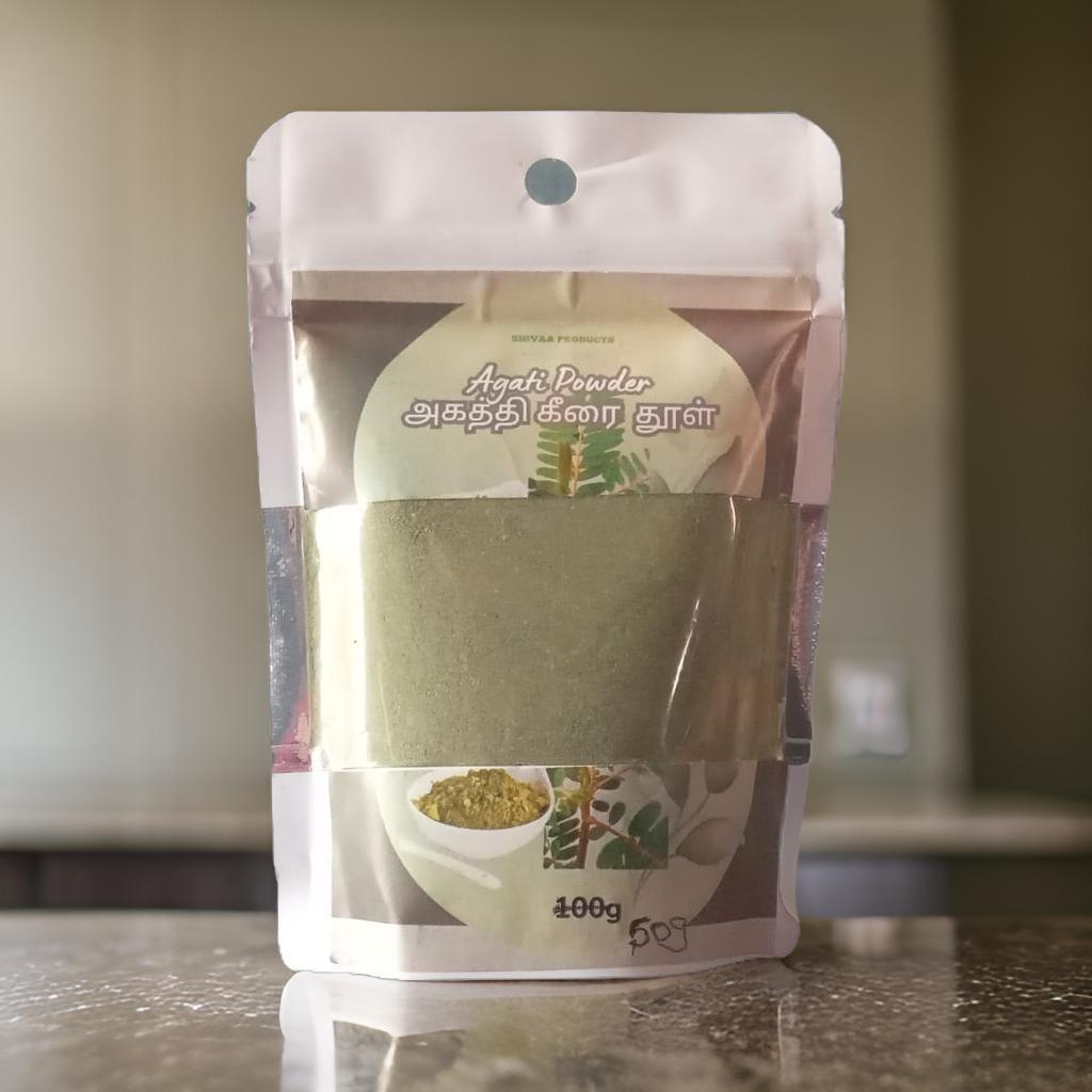 Agathi Leaves Powder (அகத்தி கீரை தூள்)