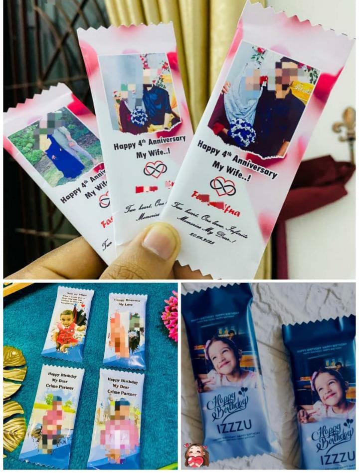 Photo Print chocolate 