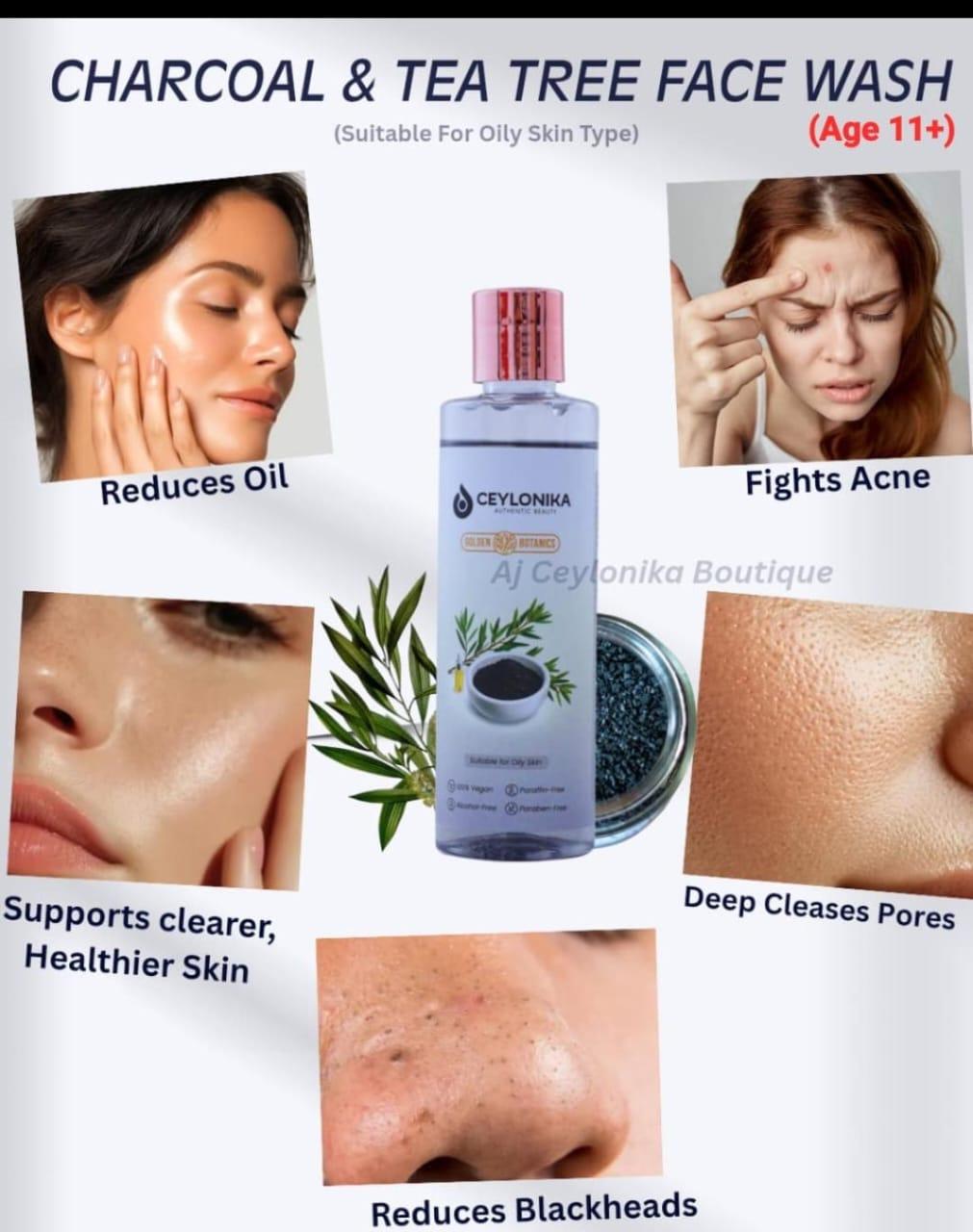 Charcoal & Tea Tree Face Wash