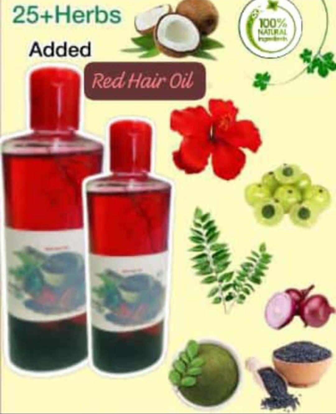 Red Hair Oil 🍃♨️